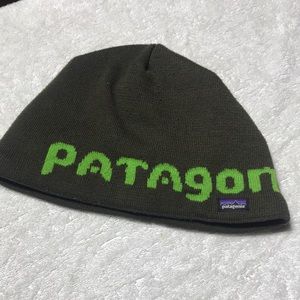 Patagonia Green Beannie Hat Unisex